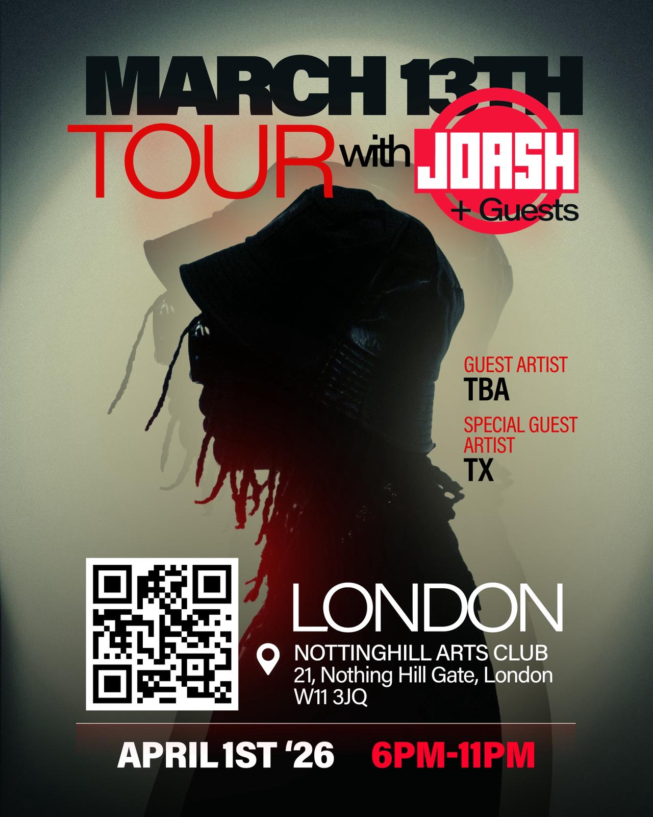 March 13th Tour: JOASH + Guests